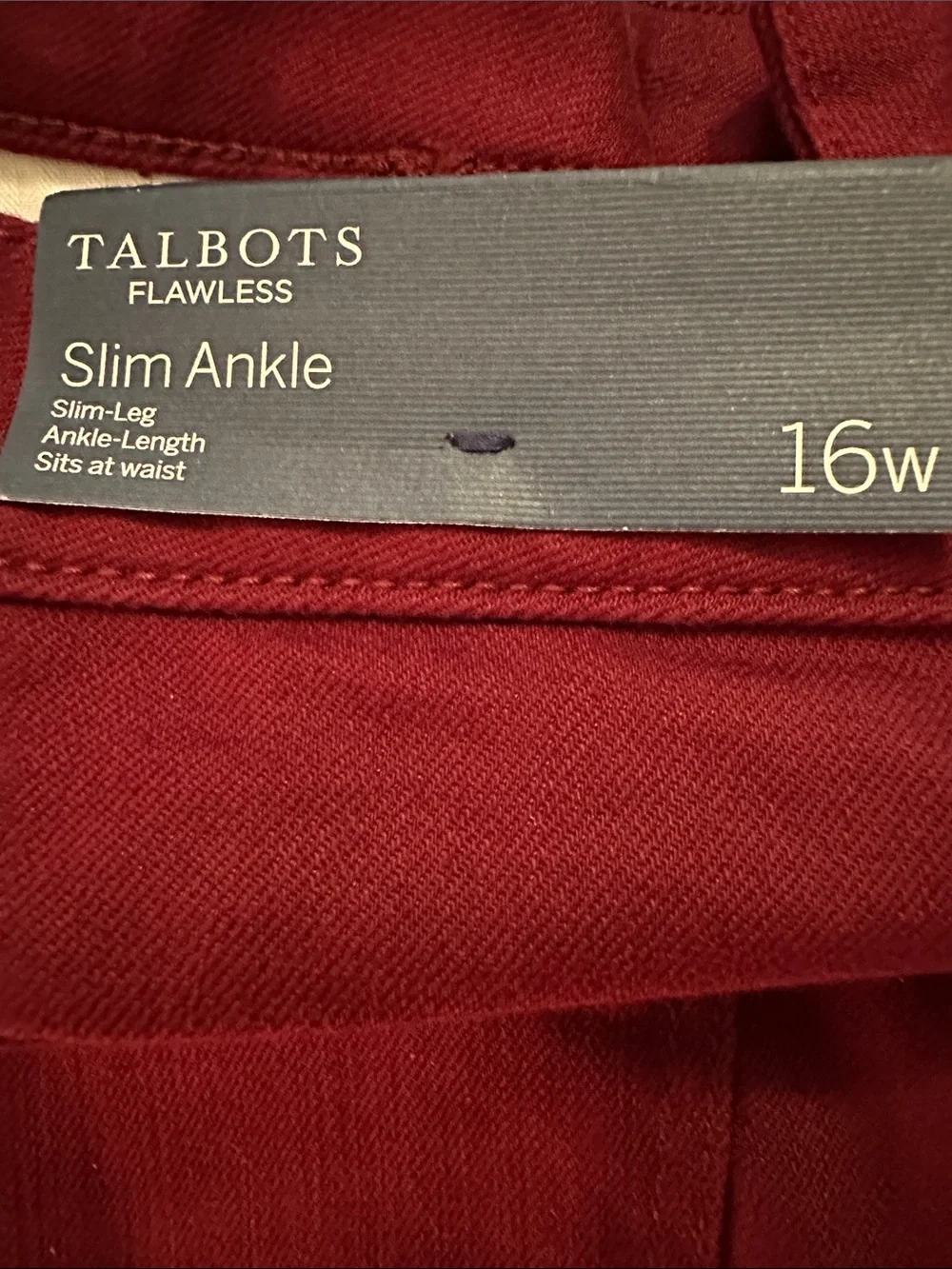 Talbots slim ankle